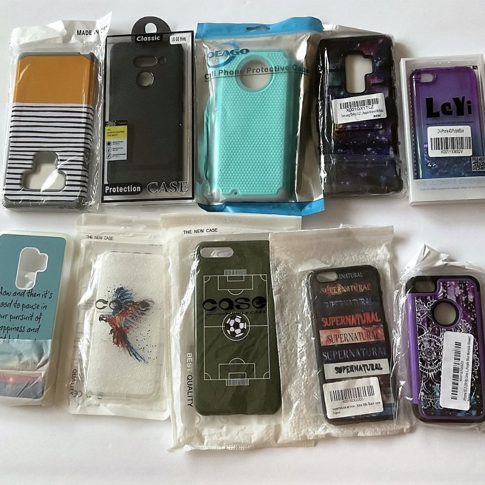 NEW CELL PHONE CASES BUNDLE OF 10